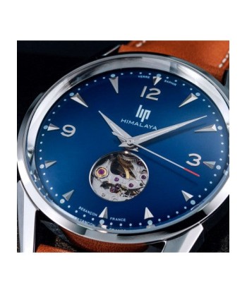 Montre Lip - Himalaya 40mm coeur battant cadran bleu s'inspire de l'anatomie humaine