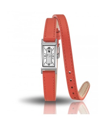 Montre Lip - Churchill T13 bracelet cuir double tour orange une grave pollution 