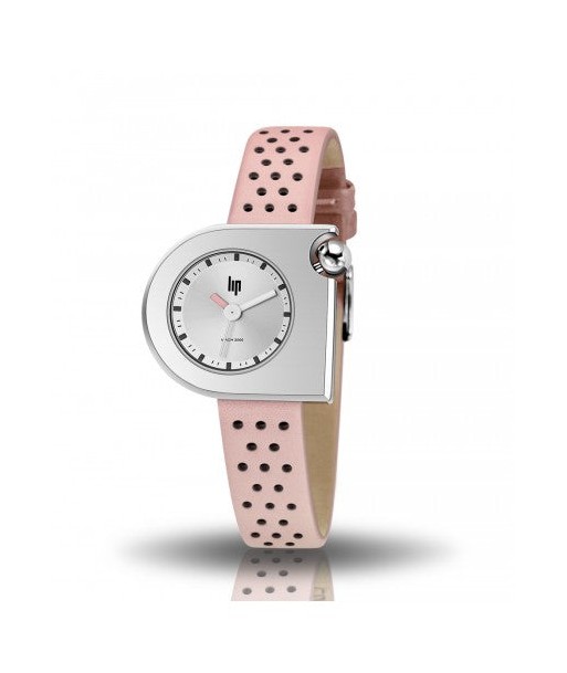 Montre Lip - Mach 2000 mini bracelet cuir rose shop