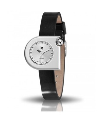 Montre Lip - Mach 2000 mini bracelet cuir noir suggérées chez