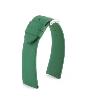 Bracelet classique "Essential" - Bracelet-montre cuir - Veau rubber (noir, gris, bleu, vert...) en linge