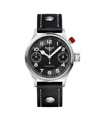 Montre Hanhart 1882 - Pioneer MonoScope Noir, lunette plate store