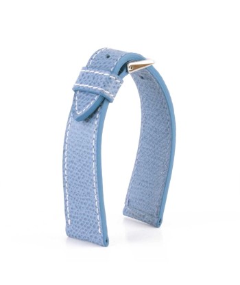 Bracelet montre "Spring Touch" cuir - Veau grainé bleu lilas chez Cornerstreet bien 