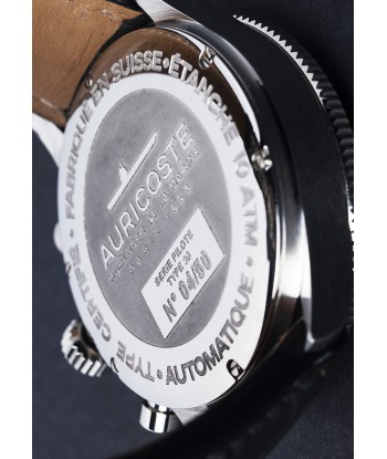 Montre Auricoste - Chronographe Flyback Type 20 compteurs argent offre 