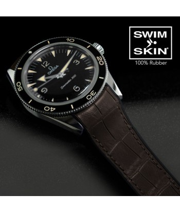 Omega - Rubber B - Bracelet caoutchouc pour Seamaster 300 Heritage - SwimSkin® Alligator & Ballistic Comparez plus de prix