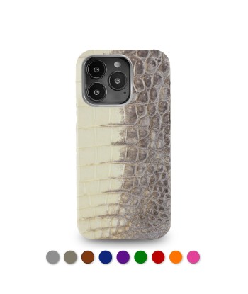 Coque cuir Himalaya pour iPhone 15, 14 & 13 Pro & Pro Max - Alligator / Crocodile online