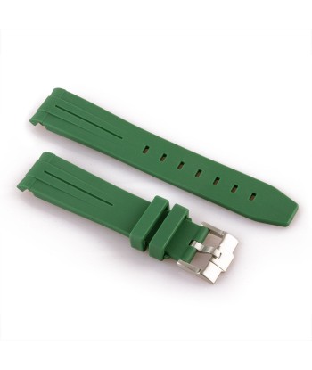 Rolex – Bracelet montre intégré caoutchouc FKM avec boucle ardillon – Rubber (noir, bleu, vert, marron...) la livraison gratuite