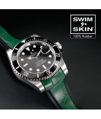 Rolex - Rubber B - Bracelet caoutchouc pour Submariner 40mm Ceramic - SwimSkin® Les êtres humains sont 