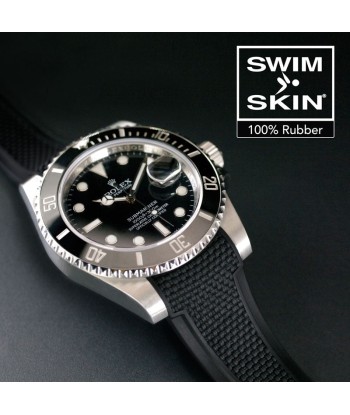 Rolex - Rubber B - Bracelet caoutchouc pour Submariner 40mm Ceramic - SwimSkin® Les êtres humains sont 