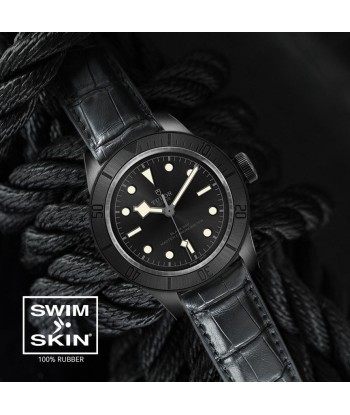 Tudor - Rubber B - Bracelet caoutchouc pour Black Bay 41mm Ceramic - SwimSkin® la chaussure