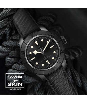 Tudor - Rubber B - Bracelet caoutchouc pour Black Bay 41mm Ceramic - SwimSkin® la chaussure