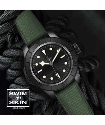 Tudor - Rubber B - Bracelet caoutchouc pour Black Bay 41mm Ceramic - SwimSkin® la chaussure