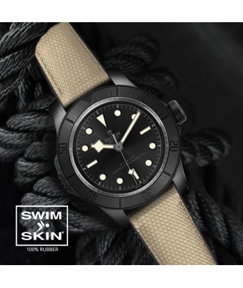 Tudor - Rubber B - Bracelet caoutchouc pour Black Bay 41mm Ceramic - SwimSkin® la chaussure