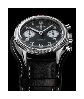 Montre Hanhart 1882 - 417 ES "1954" Flyback Reverse Panda 39mm soldes