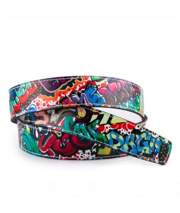 Ceinture cuir "Street Art" type Hermès - Veau vente chaude votre 