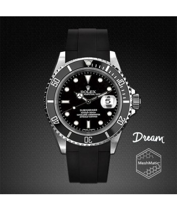 Rolex - Rubber B - Bracelet caoutchouc pour Submariner 40mm Non-Ceramic - The Dream Strap france