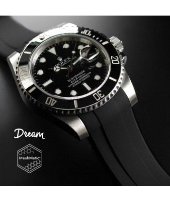 Rolex - Rubber B - Bracelet caoutchouc pour Submariner 40mm Ceramic - The Dream Strap online