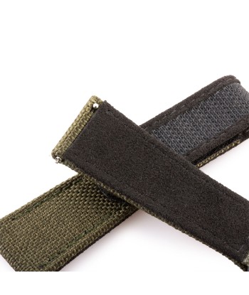 Bracelet-montre Eco-friendly - Velcro cordura (noir, gris, bleu, kaki) JUSQU'A -70%! 