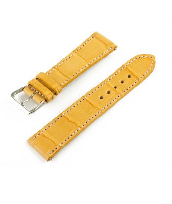 Bracelet montre "Solo" Alligator - Largeur 21mm / Taille M (n° 8) 50-70% off 