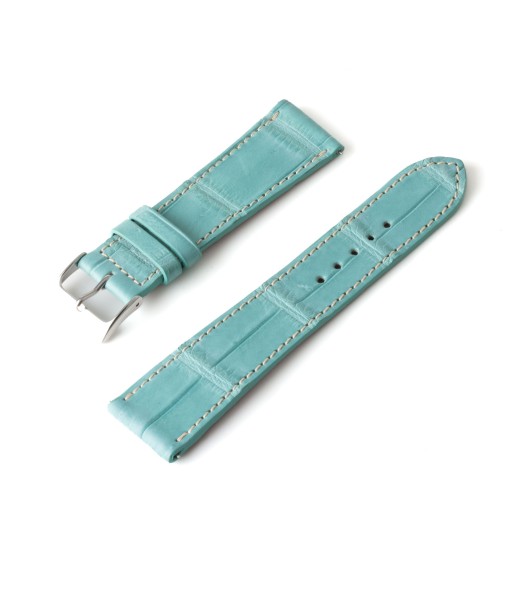 Bracelet montre "Solo" Alligator - Largeur 23mm / Taille M (n° 3) brillant des détails fins