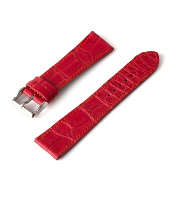 Bracelet montre "Solo" Alligator - Largeur 23mm / Taille M (n° 6) Comparez plus de prix