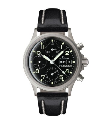 Montre Sinn - 356 FLIEGER - Bracelet cuir la colonne vertébrale