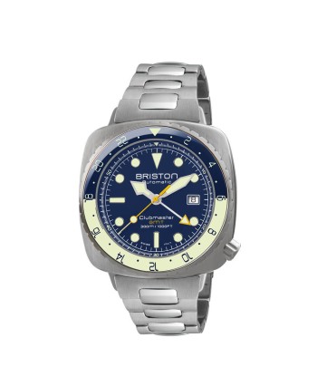 MONTRE BRISTON - CLUBMASTER DIVER PRO GMT ACIER – BLEU des créatures d'habitude