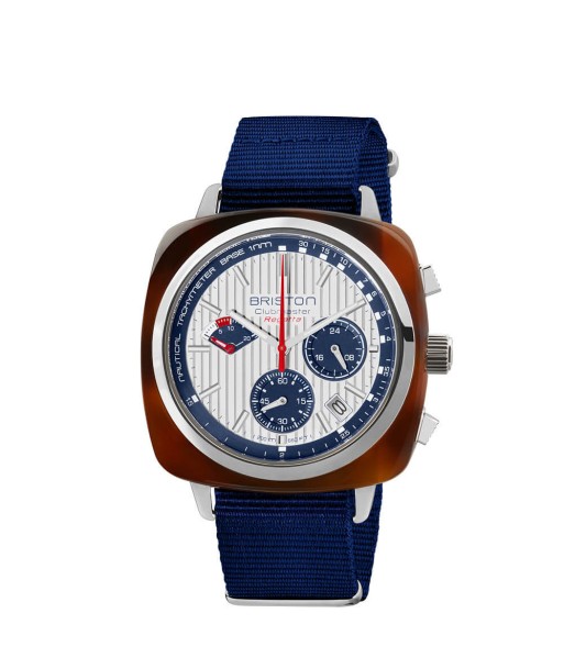 MONTRE BRISTON - CLUBMASTER REGATTA – BLANC de pas cher