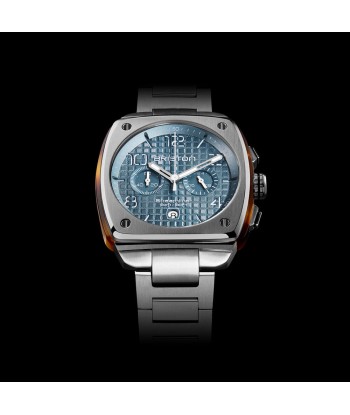 MONTRE BRISTON - STREAMLINER URBAN CHRONO ACIER ET ACÉTATE – BLEU GLACIER meilleur choix