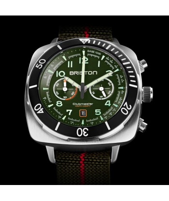 MONTRE BRISTON - CLUBMASTER OUTDOOR ACIER – VERT outlet