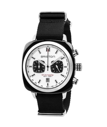 MONTRE BRISTON - CLUBMASTER SPORT ACÉTATE NOIR - BLANC vous aussi creer 