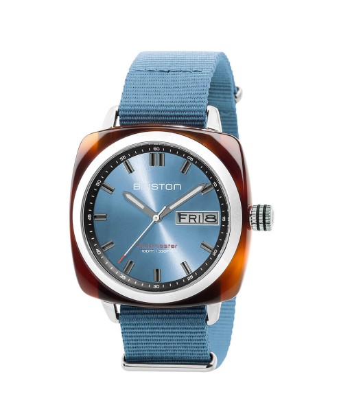 MONTRE BRISTON - CLUBMASTER SPORT HMS – BLEU GLACIER Paris Déstockage Promo