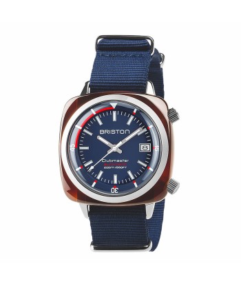 MONTRE BRISTON - CLUBMASTER DIVER GMT ACÉTATE – BLEU MARINE Venez découvrir notre 