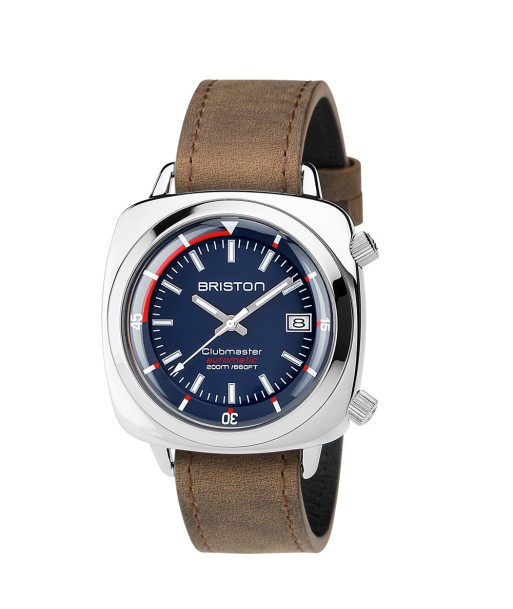 MONTRE BRISTON - CLUBMASTER DIVER ACIER POLI – BLEU MARINE Comparez et commandez 