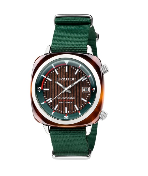 MONTRE BRISTON - CLUBMASTER DIVER YACHTING ACÉTATE – VERT ANGLAIS 2 - 3 jours ouvrés.