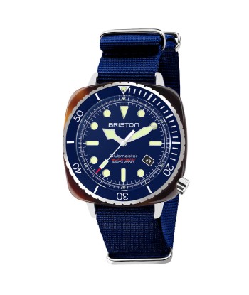 MONTRE BRISTON - CLUBMASTER DIVER PRO ACÉTATE – BLEU MARINE Livraison rapide