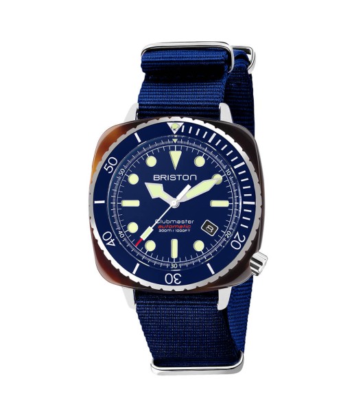 MONTRE BRISTON - CLUBMASTER DIVER PRO ACÉTATE – BLEU MARINE Livraison rapide