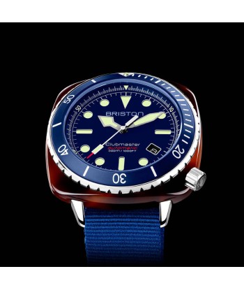 MONTRE BRISTON - CLUBMASTER DIVER PRO ACÉTATE – BLEU MARINE Livraison rapide