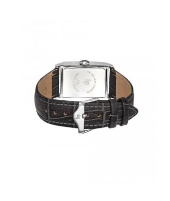 Lip Watch - Churchill T18 gray leather strap brillant des détails fins