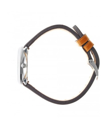 Lip Watch - Dauphine 29mm Brown-Orange Leather Strap ou a consommer sur place