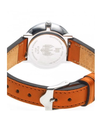 Lip Watch - Dauphine 29mm Brown-Orange Leather Strap ou a consommer sur place