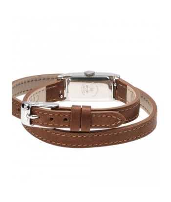 Lip Watch - Churchill T13 Brown Double Tour Leather Strap le des métaux précieux