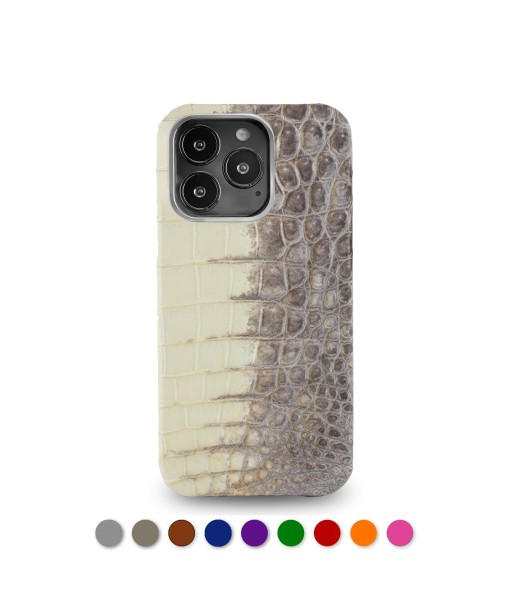 Leather iPhone HIMALAYA case / cover - iPhone 13 ( Pro / Max ) - Genuine alligator Découvrez la collection