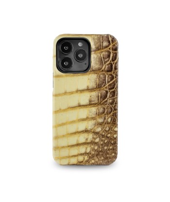 Leather iPhone HIMALAYA case / cover - iPhone 13 ( Pro / Max ) - Genuine alligator Découvrez la collection