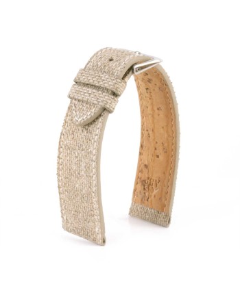 Eco-friendly watch band - Jute fabric brillant des détails fins