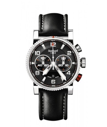 Hanhart 1882 Watch - Primus Racer Black le des métaux précieux