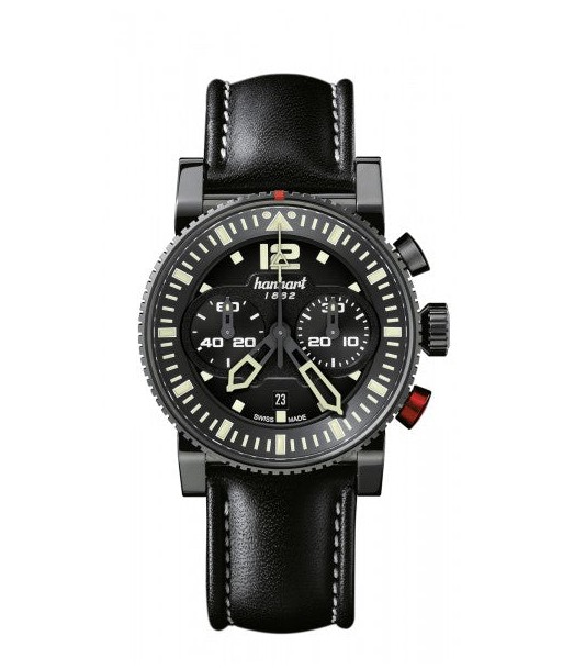 Hanhart 1882 Watch - Primus Pilot Dark Comparez et commandez 