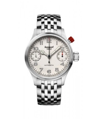 Hanhart 1882 Watch - Pioneer MonoScope Silver, Smooth Bezel d'Europe débarque