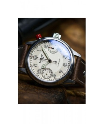 Hanhart 1882 Watch - Pioneer MonoScope Silver, Smooth Bezel d'Europe débarque