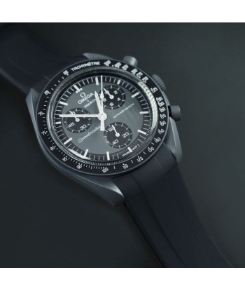 Omega - Rubber B strap for Speedmaster MoonSwatch - Tang buckle series paiement sécurisé